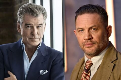 Pierce Brosnan weighs in on Tom Hardy feud reports