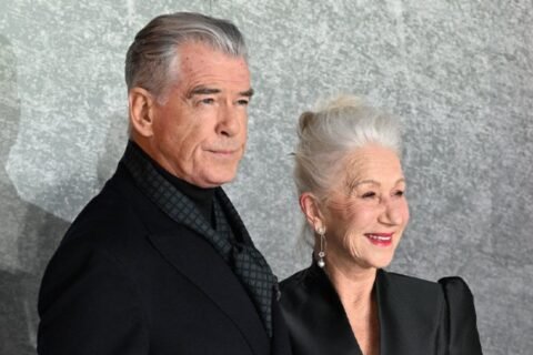 Pierce Brosnan and Dame Helen Mirren get candid about life off 'MobLand' set
