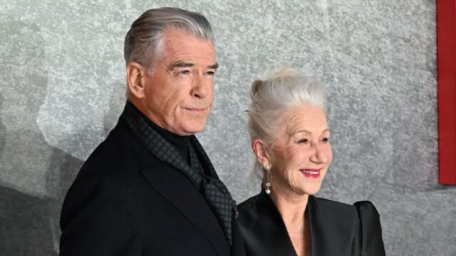 Pierce Brosnan and Dame Helen Mirren get candid about life off 'MobLand' set