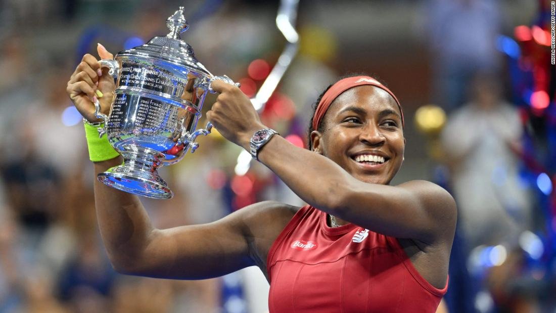 US Open women's final: American Coco Gauff rallies to defeat Aryna Sabalenka in dramatic finish