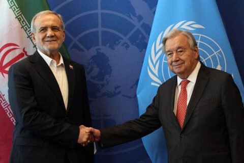 One glaring issue goes unaddressed in UN chief's high-stakes talks with Iran's president