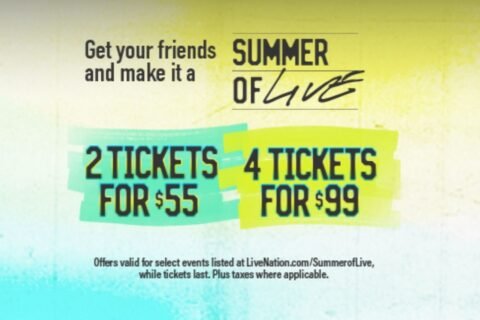 Ticketmaster’s 2 for  Ticket Promo Ends September 29th
