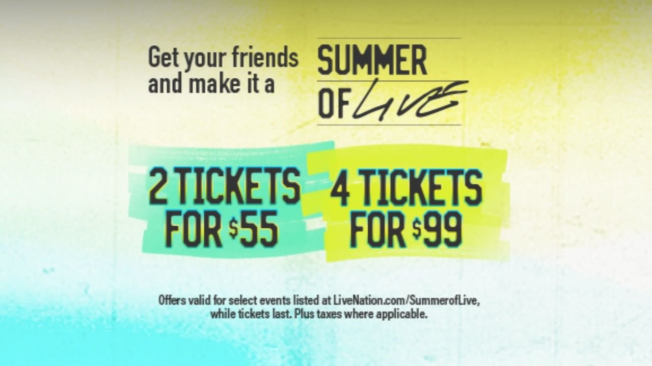Ticketmaster’s 2 for  Ticket Promo Ends September 29th