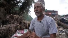 'Nothing but mud and silt' – the village swept away by deadly floods in Nepal