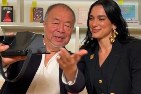 Dua Lipa showers love on Ai Weiwei after powerful interview