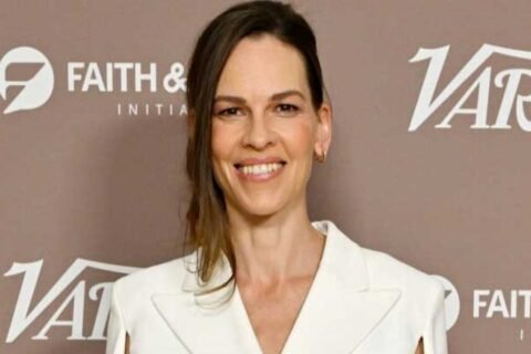 Pregnant Hilary Swank hits back at critics calling her 'too old' to have babies