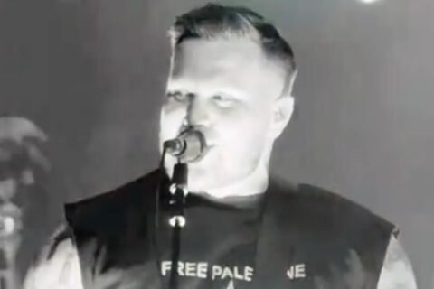 Zach Bryan Wears “Free Palestine” Shirt During Show at Gillette Stadium