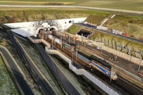 19 injured after Channel Tunnel collision between bus and train