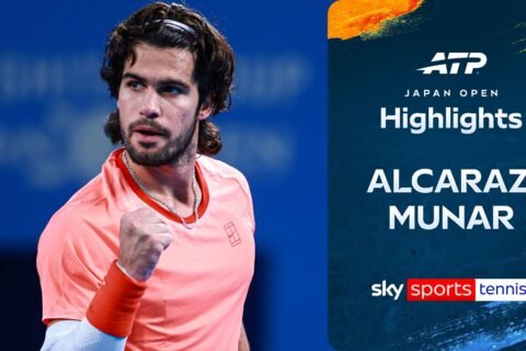 Alcaraz fights back against Munar to book spot in Japan Open final